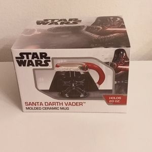 NEW STAR WARS Santa Darth Vader Molded Ceramic Mug